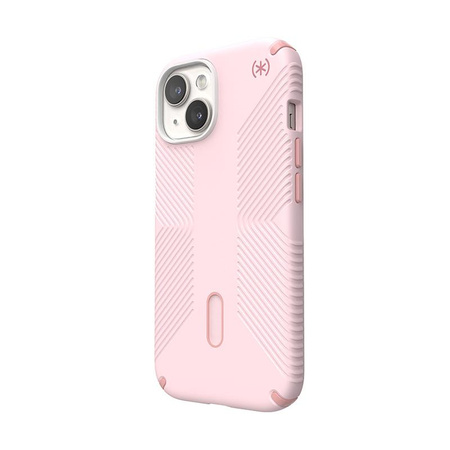 Speck Presidio2 Grip ClickLock & MagSafe - Coque iPhone 15 / iPhone 14 / iPhone 13 (Rose Nimbus / Rose Dahlia)