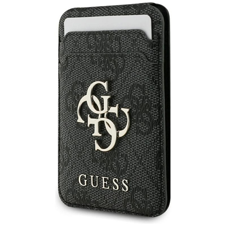 ETUI DO IPHONE 17 PRO do MAGSAFE GUESS + PORTFEL MAGNETYCZNY ZESTAW CZARNY