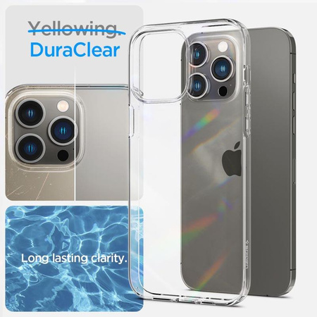 Spigen Crystal Pack - Etui-Set + 2 x Glas für iPhone 14 Pro (Transparent)