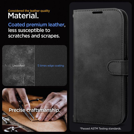 Spigen Wallet S Pro - pouzdro pro iPhone 15 Pro (černé)