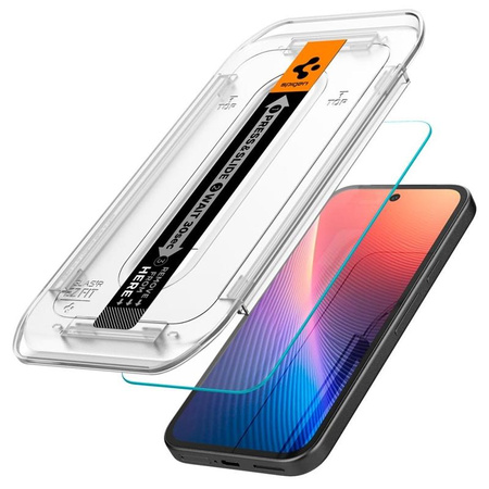 Spigen Glas.TR EZ FIT 2-Pack - Verre trempé pour Google Pixel 9a (2 pièces)