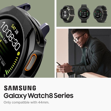OBUDOWA SPIGEN DO GALAXY WATCH 8 | 44 mm, Etui Odporne, Wytrzymałe
