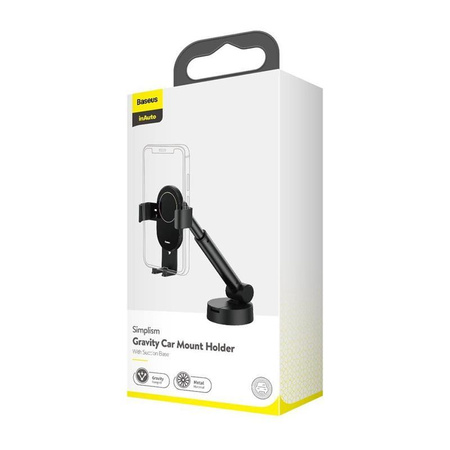 Baseus Simplism - Support de voiture par gravité (noir)