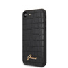 Guess Croco Case - pouzdro pro iPhone SE 2020 / 8 / 7 (černé)