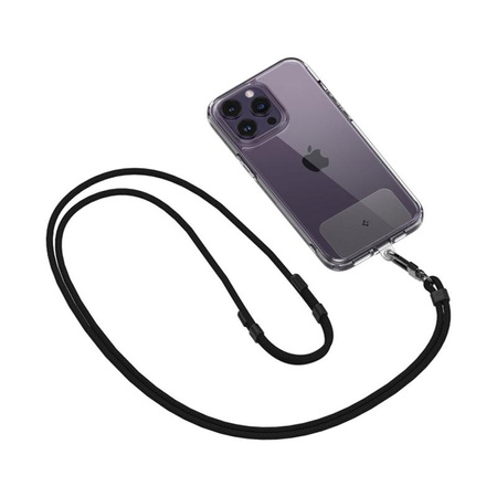 Spigen univerzální sada řemínků pro crossbody a zápěstí - rameno + řemínek na zápěstí (černý)