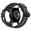 Spigen Rugged Armor Pro - Pánt + tok Samsung Galaxy Watch 4 / 5 44 mm-es órához (zöld/fekete)