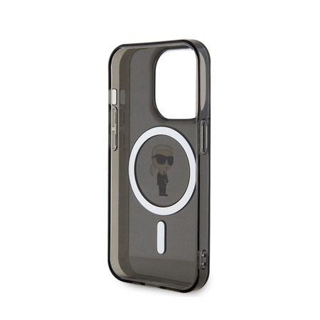 Karl Lagerfeld IML Ikonik MagSafe - iPhone 15 Pro Tasche (schwarz)