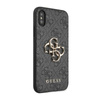 Guess 4G Big Metal Logo - pouzdro pro iPhone X (šedé)