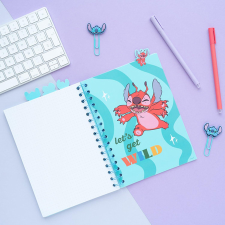 ZESZYT A5 STITCH W KROPKI DLA DZIECI Disney NOTES Z PRZEKŁADKAMI