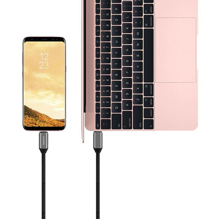 Momax Elite link - Câble 100W 5A USB-C (Power Delivery) 100cm (Noir)