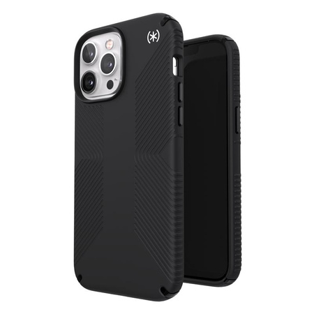 Speck Presidio2 Grip - Anti-slip case for iPhone 13 Pro Max / iPhone 12 Pro Max (Black)
