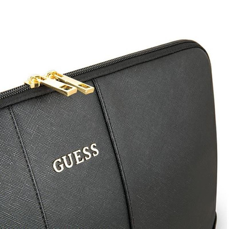 Guess Saffiano Computer Sleeve – Etui na notebooka 13” (czarny)