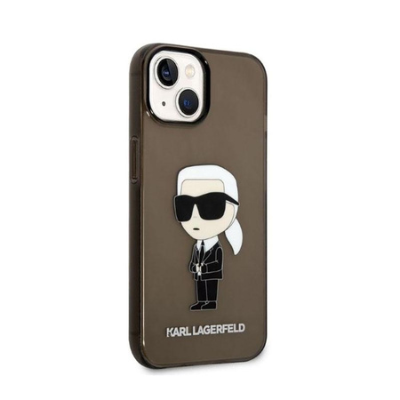 Karl Lagerfeld IML NFT Ikonik - Hülle für iPhone 14 Plus (Schwarz)