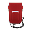 Hello Kitty Leather Hiding Kitty Cord - Crossbody taška na telefon (červená)