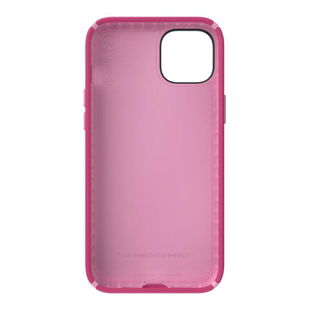 Speck Presidio2 Pro - Antibacterial iPhone 15 Plus / 14 Plus Case (Digitalpink / Blossompink / White)