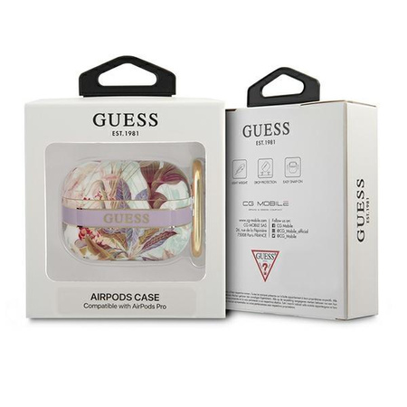 Guess Flower - Airpods Pro Hülle (Lila)