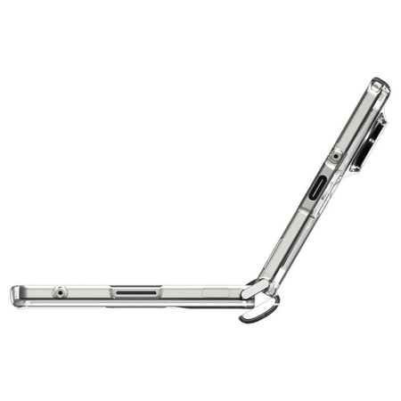 Spigen Ultra Hybrid Pro Mag MagSafe - Etui pour Samsung Galaxy Z Fold 7 (Clair/Blanc)