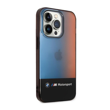 BMW Half Tricolor - iPhone 14 Pro tok (fekete)