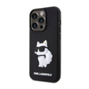 Karl Lagerfeld 3D Gummi NFT Choupette - iPhone 14 Pro Max Tasche (Schwarz)