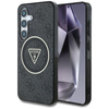Guess 4G Glitter Triangle Buttons MagSafe - étui pour Samsung Galaxy S25+ (noir)