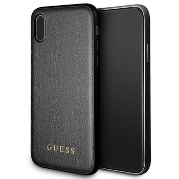 Guess Iridescent - tok iPhone Xs / X (fekete)