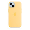 Apple Silicone Case - Silikonowe etui z MagSafe do iPhone 14 (bladożółty)