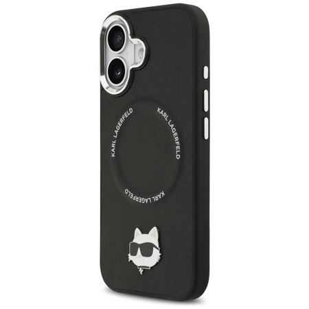 Karl Lagerfeld Choupette Pin MagSafe - Case iPhone 17 (black)