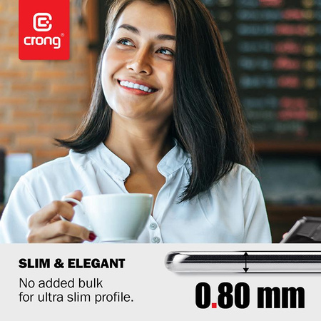 Kryt Crong Crystal Slim - pouzdro pro Samsung Galaxy A51 (průhledné)