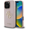 Guess szemcsés Big 4G Logo Small Classic Logo - tok iPhone 16 Pro készülékhez (rózsaszín)