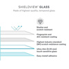 Speck Shieldview Glass - Gehärtetes Schutzglas für iPhone 11 Pro Max / Xs Max (Klar)