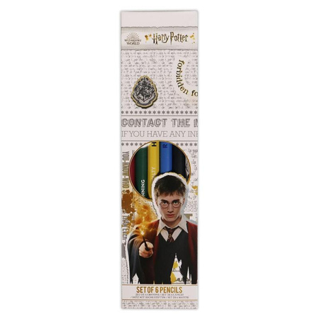 Harry Potter - Boîte de crayons House Pride 6 pièces
