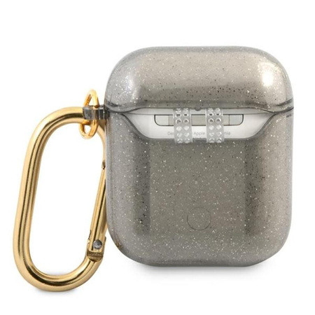 Guess Coloured Glitter - Airpods-Hülle (schwarz)