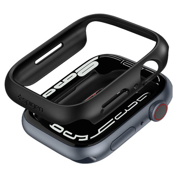 Spigen Thin Fit - tok Apple Watch 8 / Watch 7 45 mm-es órához (fekete)