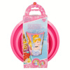 Princess - Zestaw naczyń (talerz, miska i kubek 260 ml )