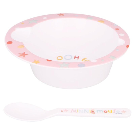 Minnie Mouse - Microwave set (bowl with spoon) (Indigo dreams)