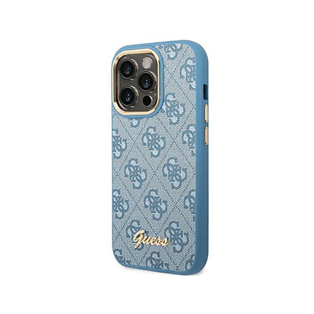 Guess 4G Metal Camera Outline Case - iPhone 14 Pro Case (blue)