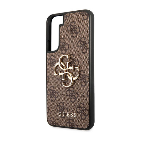 Guess 4G Big Metal Logo - Étui Samsung Galaxy S23+ (marron)