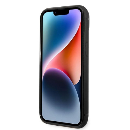 Karl Lagerfeld Signature Logo Cardslot - Case for iPhone 14 Plus (Black)