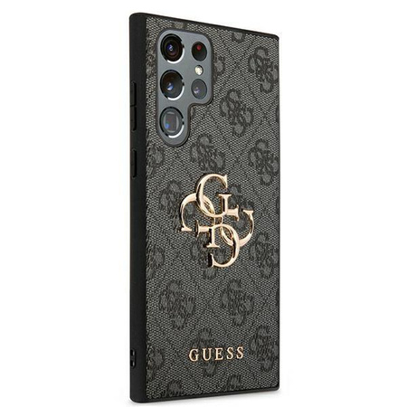 Guess 4G Big Metal Logo - Samsung Galaxy S22 Ultra tok (szürke)