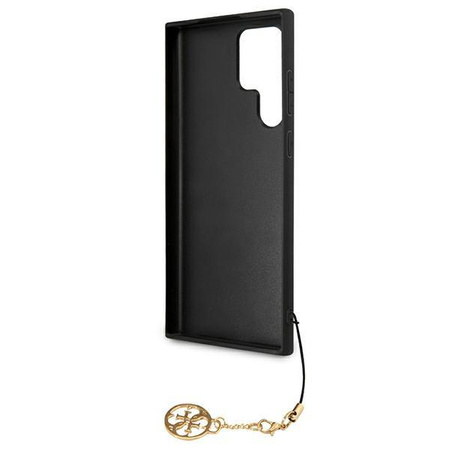 Collection Guess 4G Charms - Étui Samsung Galaxy S22 Ultra (marron)