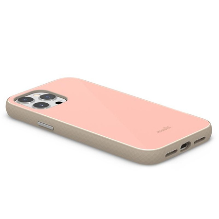 Moshi iGlaze Slim Hardshell Case - iPhone 13 Pro Max (SnapTo System) (Dahlia Pink)