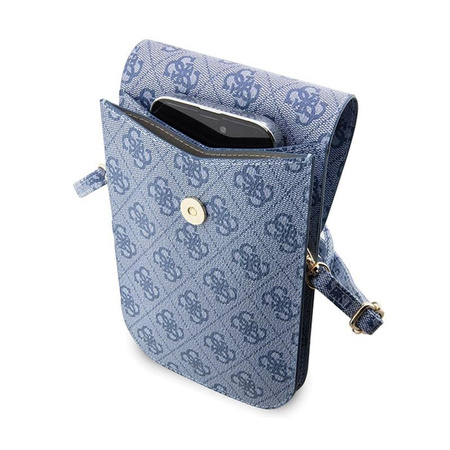 Guess 4G Stripes - Crossbody taška na telefon (modrá)