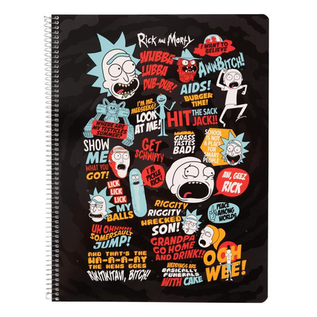 Rick & Morty - Carnet de notes / Carnet A4