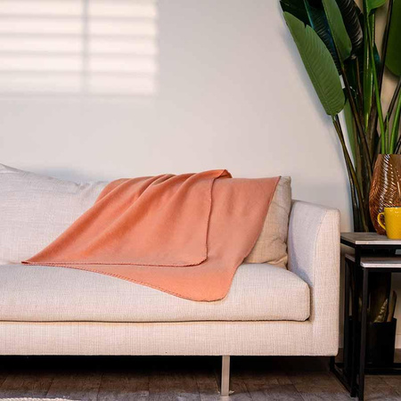 Fleece blanket 170x130 cm (coral)