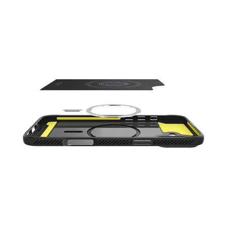 Spigen Rugged Armor Mag MagSafe - Hülle für iPhone 16 (Matte Black)
