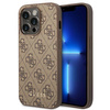 Guess 4G Metal Gold Logo - iPhone 14 Pro Case (brown)