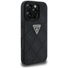 Guess Hot Stamp 4G Pattern Triangle Metal Logo - Coque pour iPhone 16 Pro Max (noir)