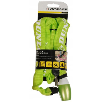 Dunlop - Chaîne antivol pour vélo 120cm (verte)