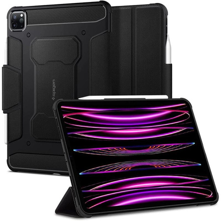 Spigen Rugged Armor Pro - pouzdro pro iPad Pro 12,9" (2022-2021) (černé)