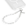 Case-Mate Link Chain Phone Wristlet - Lanière universelle pour téléphone (Silver Pearl)